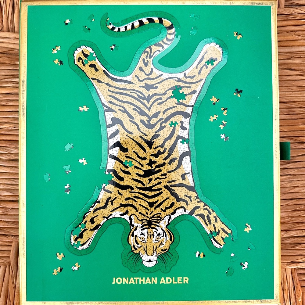 Jonathan Adler Safari Tiger Rug Puzzle 750 Piece